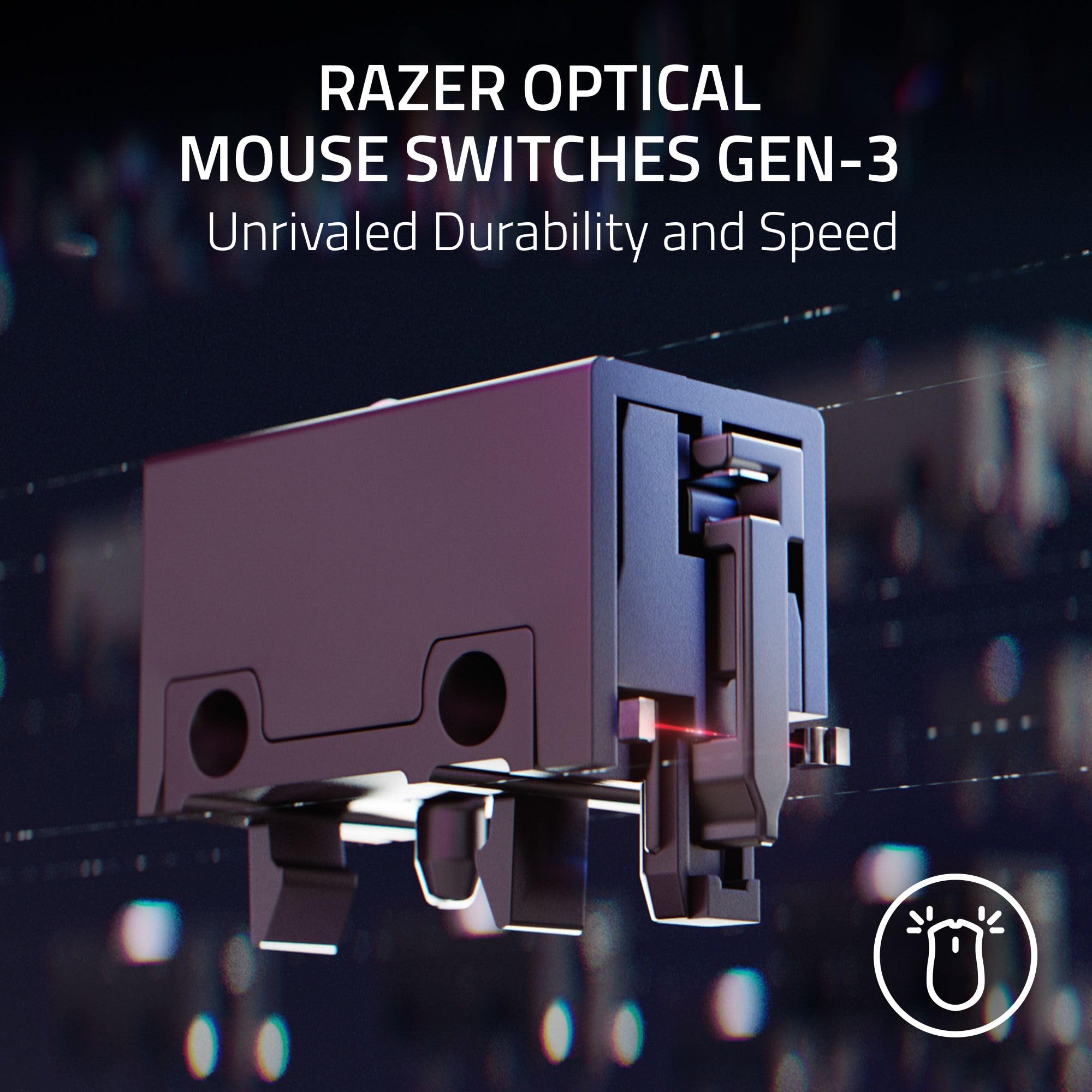 Foto 6 | Ratón Para Juegos Razer Basilisk V3 35k Con Cable Ergonómico 35k Dpi - Venta Internacional.