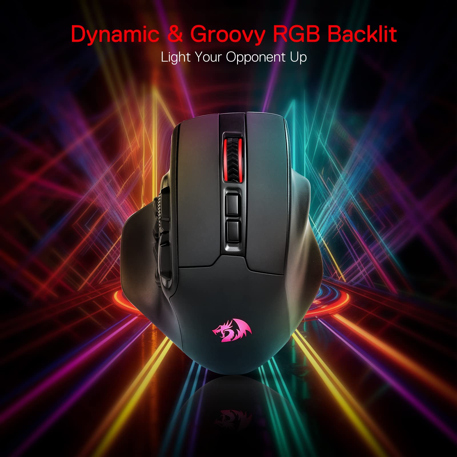 Foto 6 pulgar | Ratón Inalámbrico Mmo Para Juegos Redragon M811 Pro Con 15 Botones - Venta Internacional.