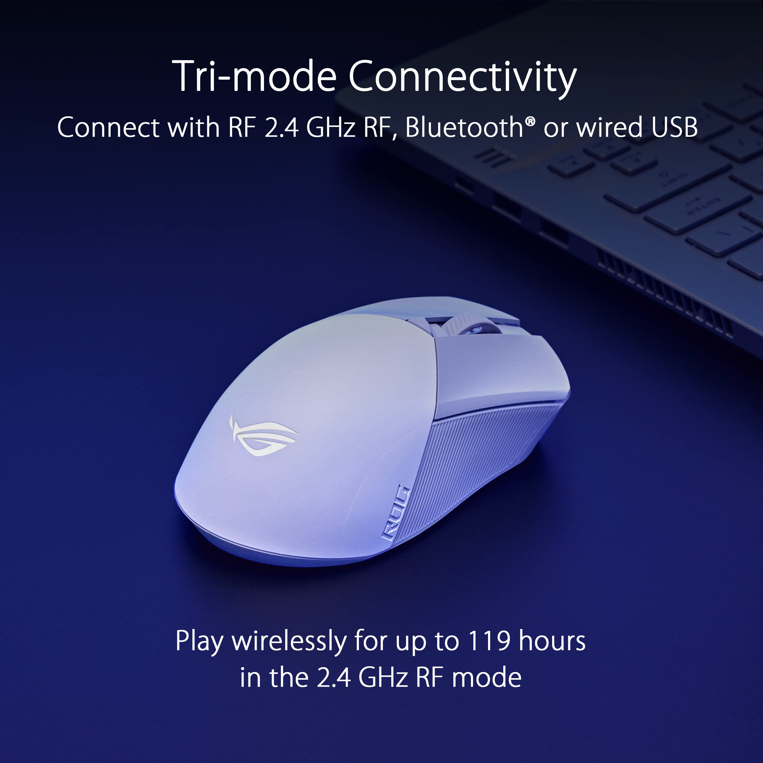 Foto 7 pulgar | Ratón Para Juegos Asus Rog Gladius Iii Inalámbrico 36000 Dpi - Blanco - Venta Internacional.
