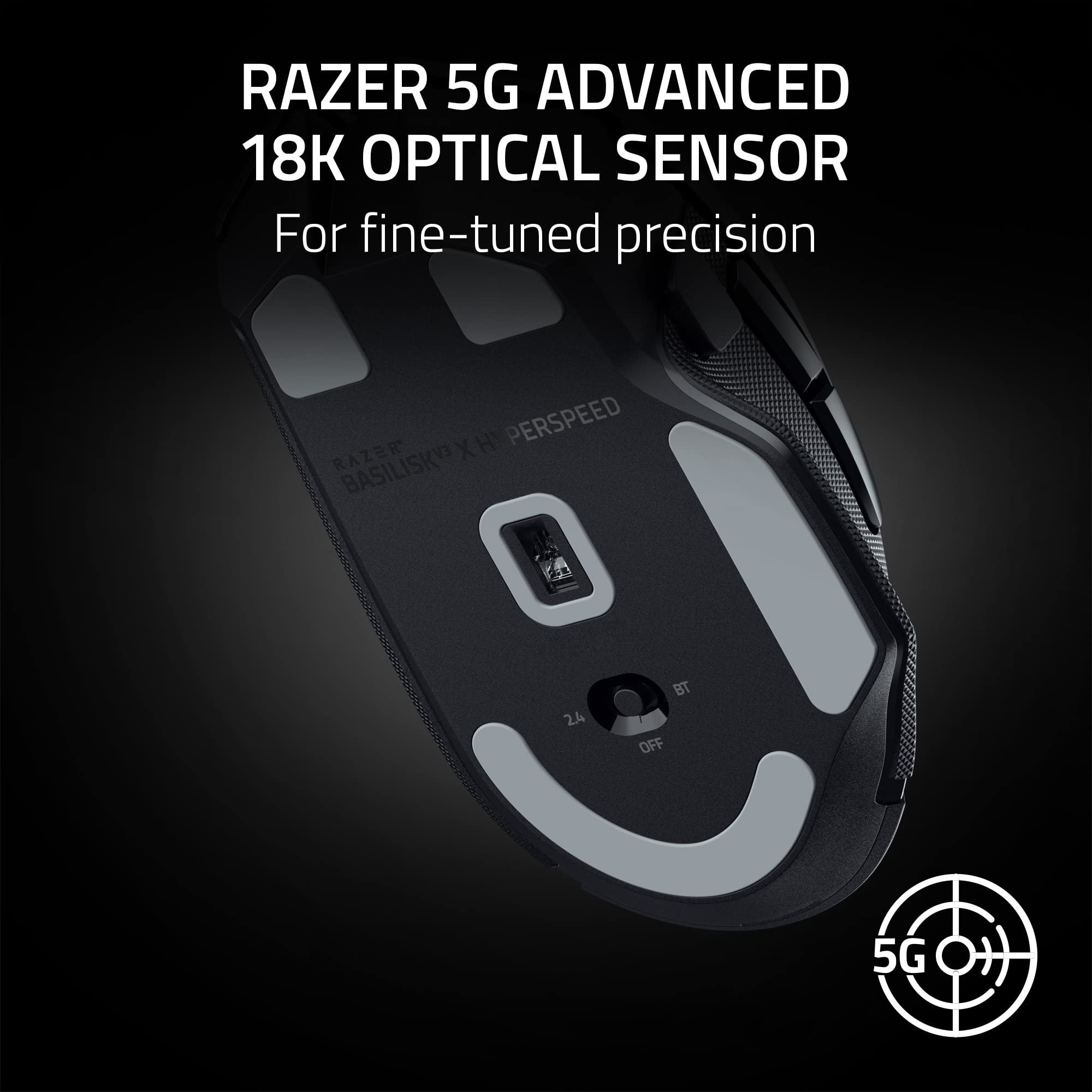 Foto 6 pulgar | Ratón Inalámbrico para Juegos Razer Basilisk V3 X Hyperspeed Negro- Venta Internacional
