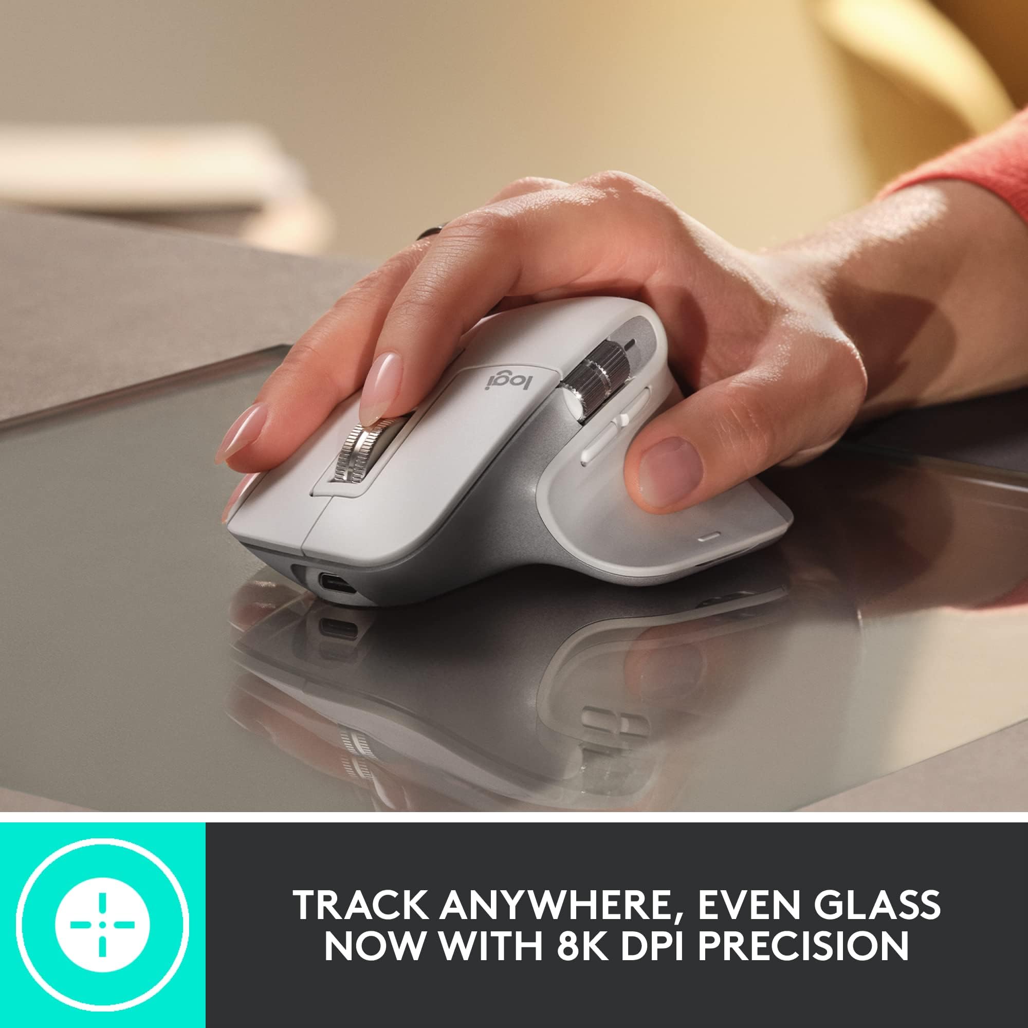Foto 2 | Reacondicionado Ratón Inalámbrico De Alto Rendimiento Logitech Mx Master 3s Gris - Venta Internacional.