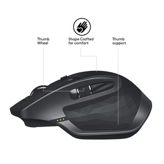 Foto 5 | Ratón Logitech Mx Master 2s 910-005139 Inalámbrico Grafito - Venta Internacional.