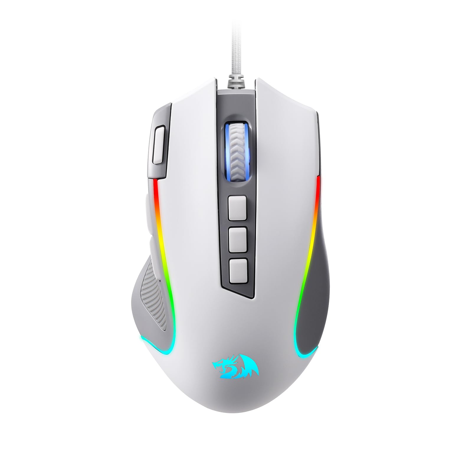 Foto 2 pulgar | Ratón Para Juegos Redragon M612 Rgb 8000 Dpi Con Cable Óptico Gris - Venta Internacional.
