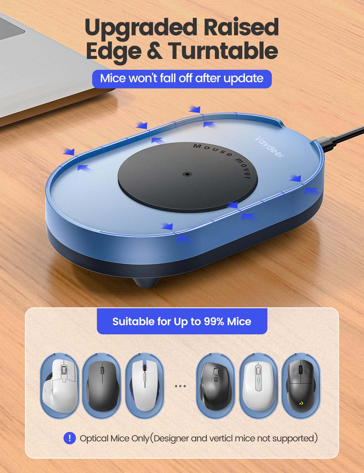 Foto 5 pulgar | Dispositivo Mouse Mover Vaydeer M4 Mouse Jiggler, Color Verde Oscuro - Venta Internacional.