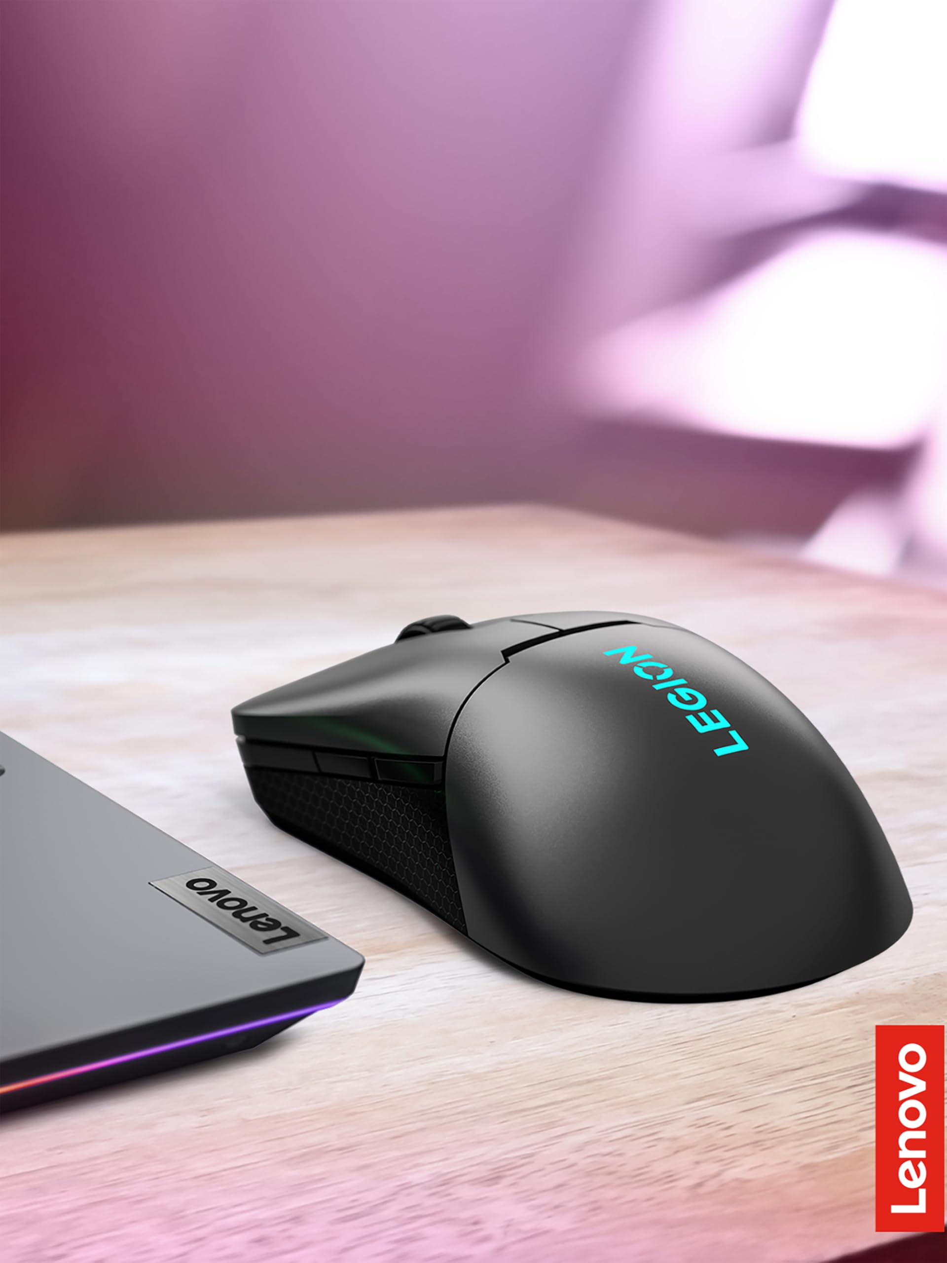 Foto 2 | Ratón Inalámbrico Para Juegos Lenovo Legion M600s Rgb 19.000 Dpi - Venta Internacional.