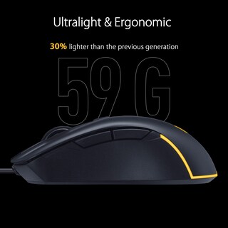 Foto 2 | Ratón Para Juegos Asus Tuf Gaming M3 Gen Ii Con Cable 59 G Negro - Venta Internacional.