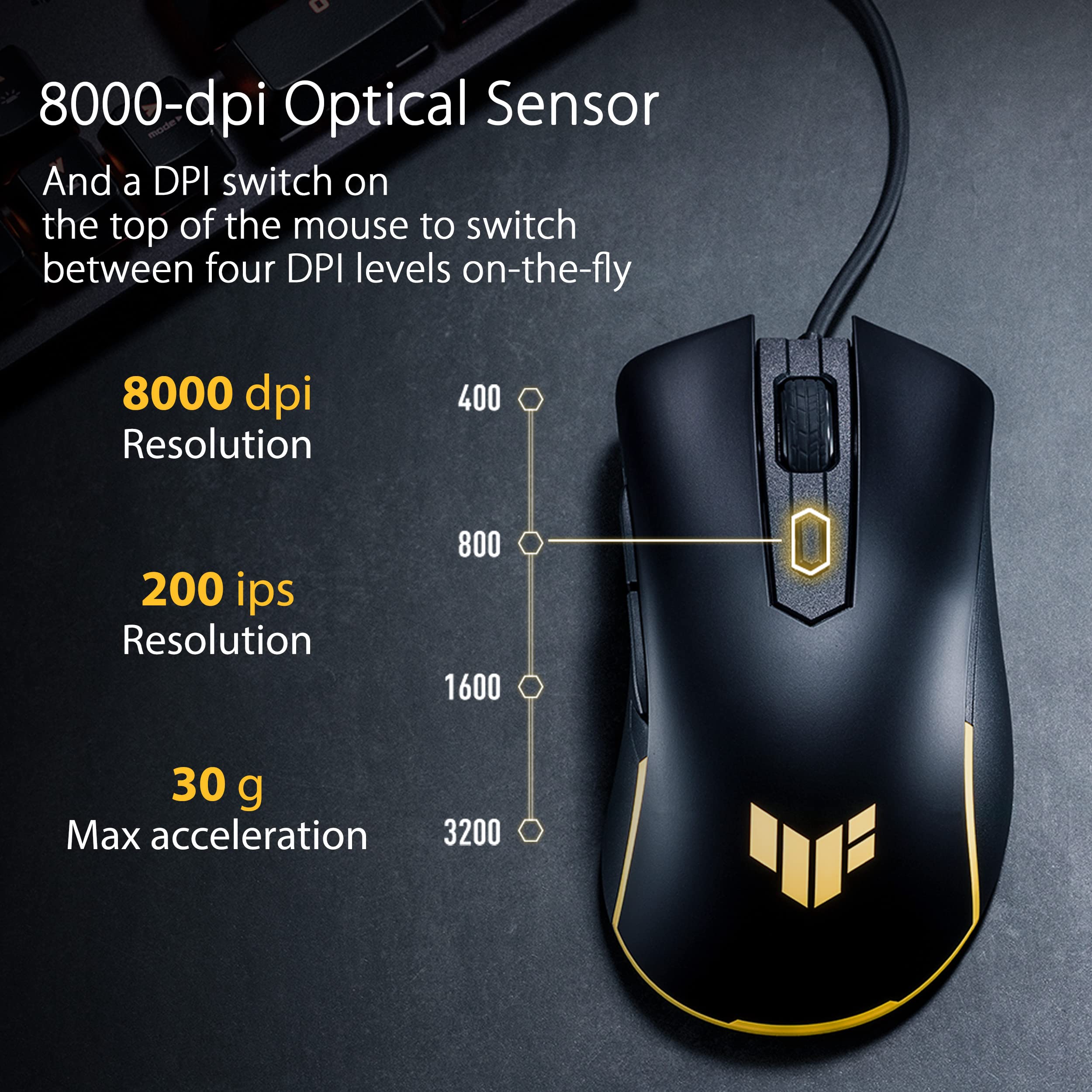 Foto 6 pulgar | Ratón Para Juegos Asus Tuf Gaming M3 Gen Ii Con Cable 59 G Negro - Venta Internacional.