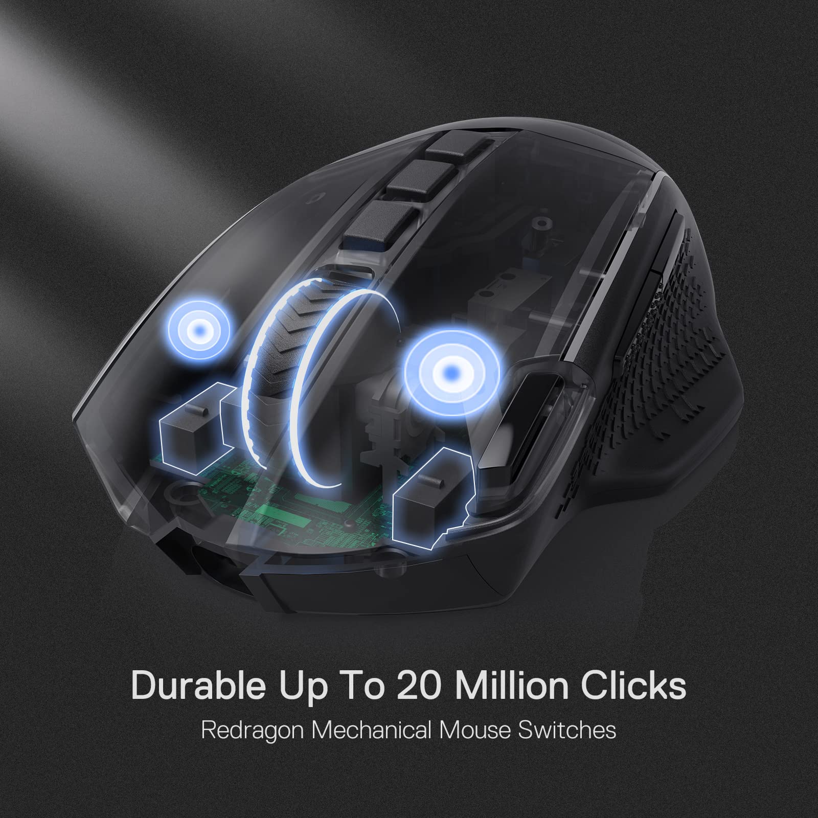 Foto 8 pulgar | Ratón Inalámbrico Para Juegos Redragon M991 19000 Dpi Con Rgb - Venta Internacional.
