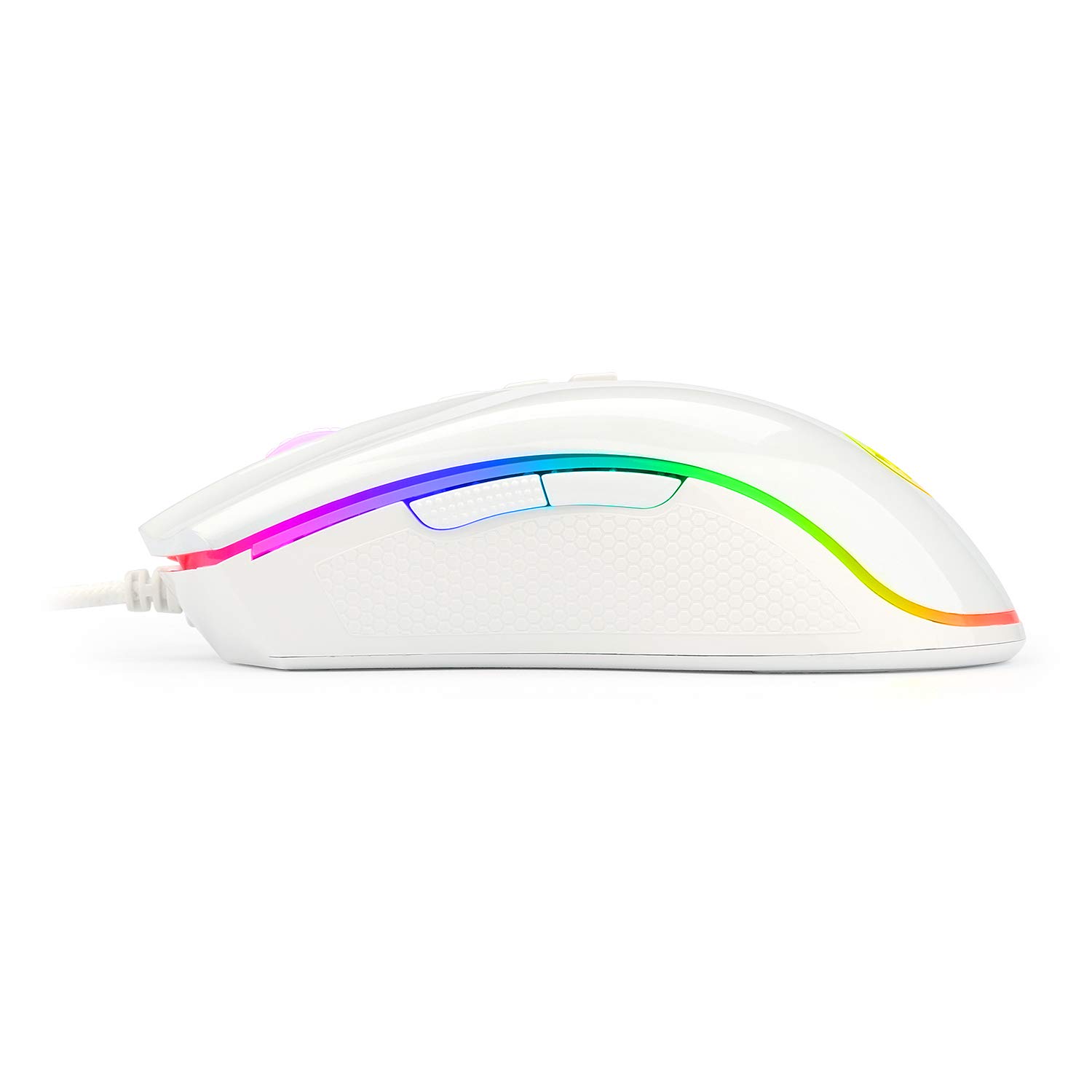 Foto 3 pulgar | Ratón Para Juegos Redragon M711 Cobra 10.000 Dpi Con Retroiluminación Rgb Blanco - Venta Internacional.