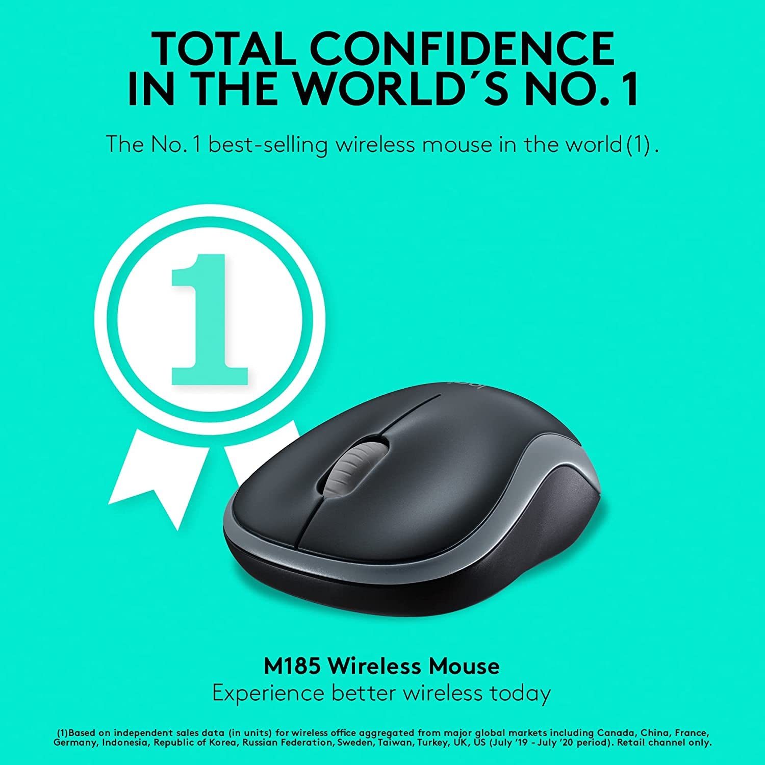 Foto 7 | Ratón Inalámbrico Logitech M185 Swift Grey - Venta Internacional.