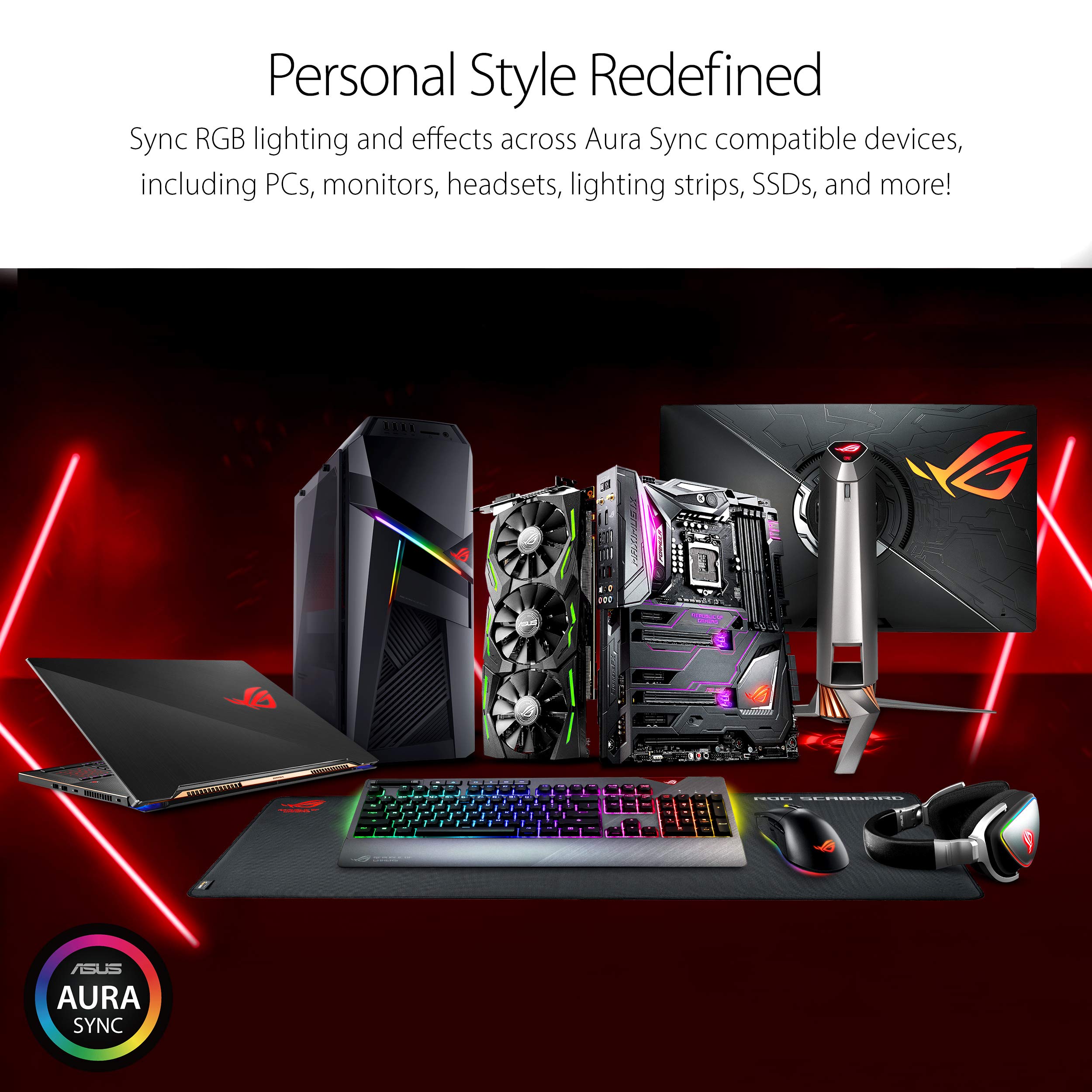 Foto 7 pulgar | Ratón Para Juegos Asus Rog Gladius Ii Core 6200 Dpi Óptico - Venta Internacional.