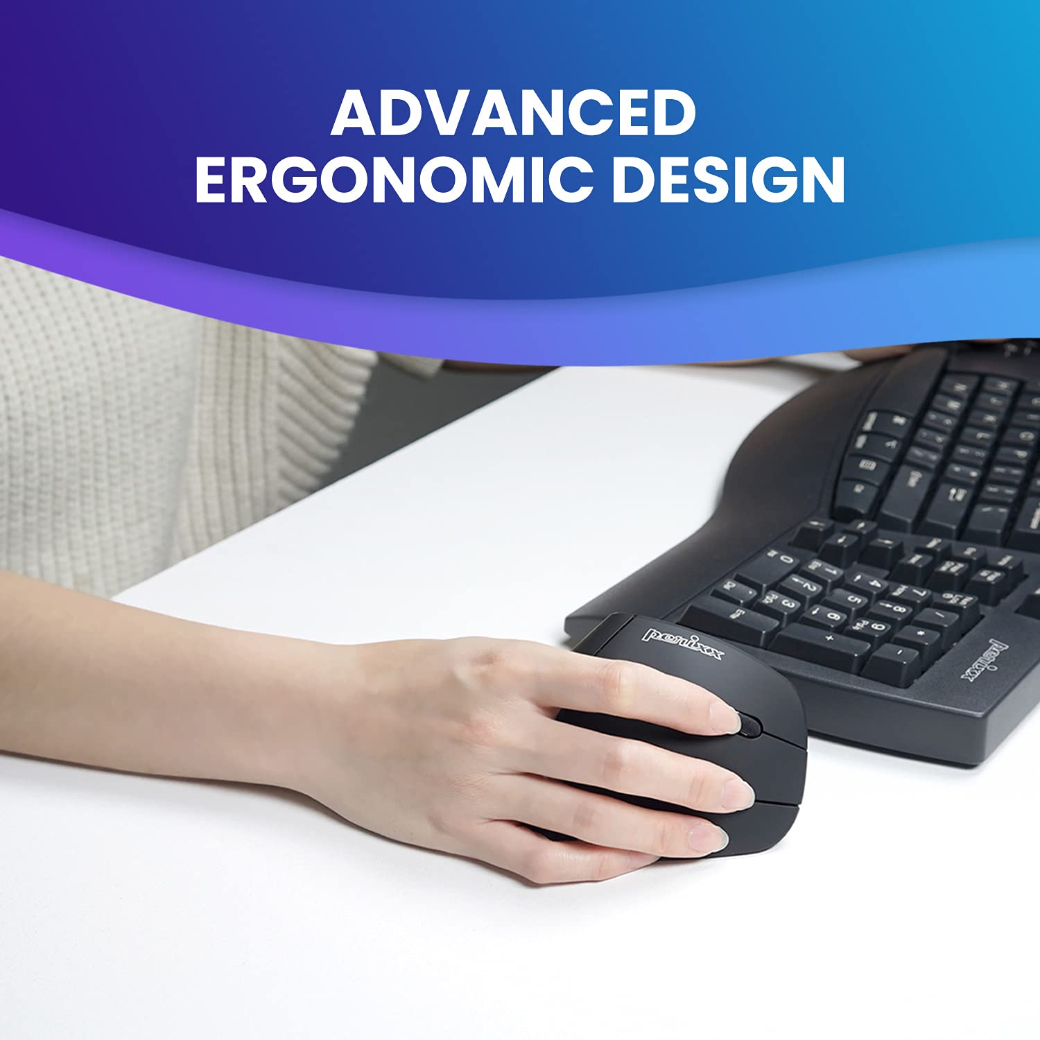Foto 7 | Ratón Vertical Ergonómico Inalámbrico Perixx Perimice-715ii - Venta Internacional.