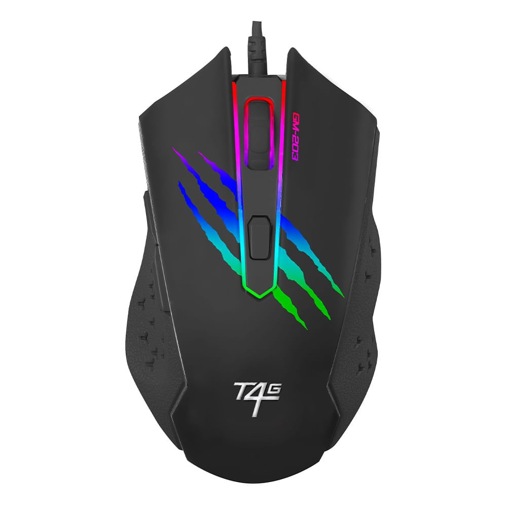 Foto 2 pulgar | Mouse Gamer Westminster Kfir Rgb Alámbrico  Conexión Usb  Sensor Óptico De 3600 Dpi  6 Botones  Negro