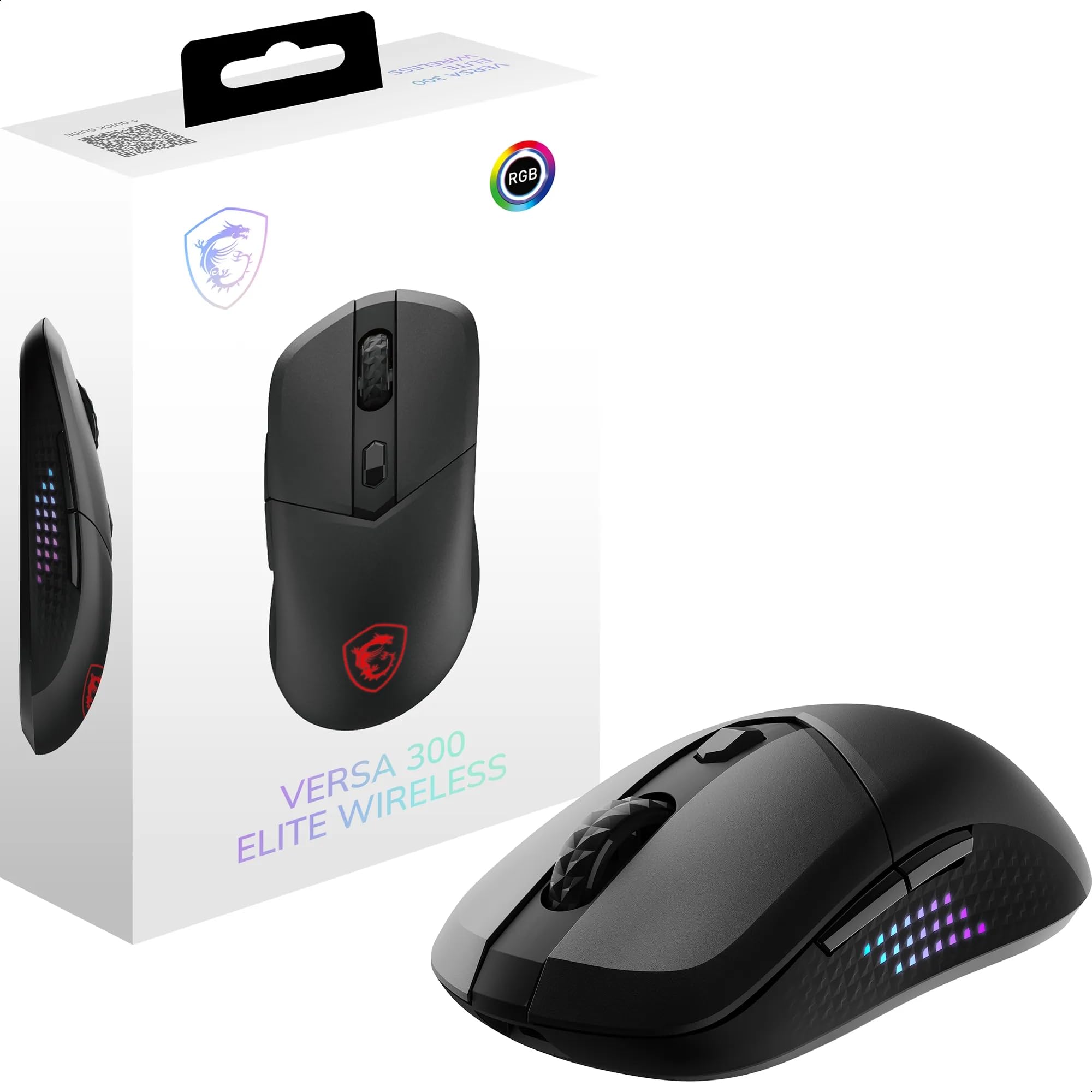Foto 2 pulgar | Ratón Para Juegos Msi Versa 300 Elite Wireless 26000 Dpi Rgb 65g - Venta Internacional.