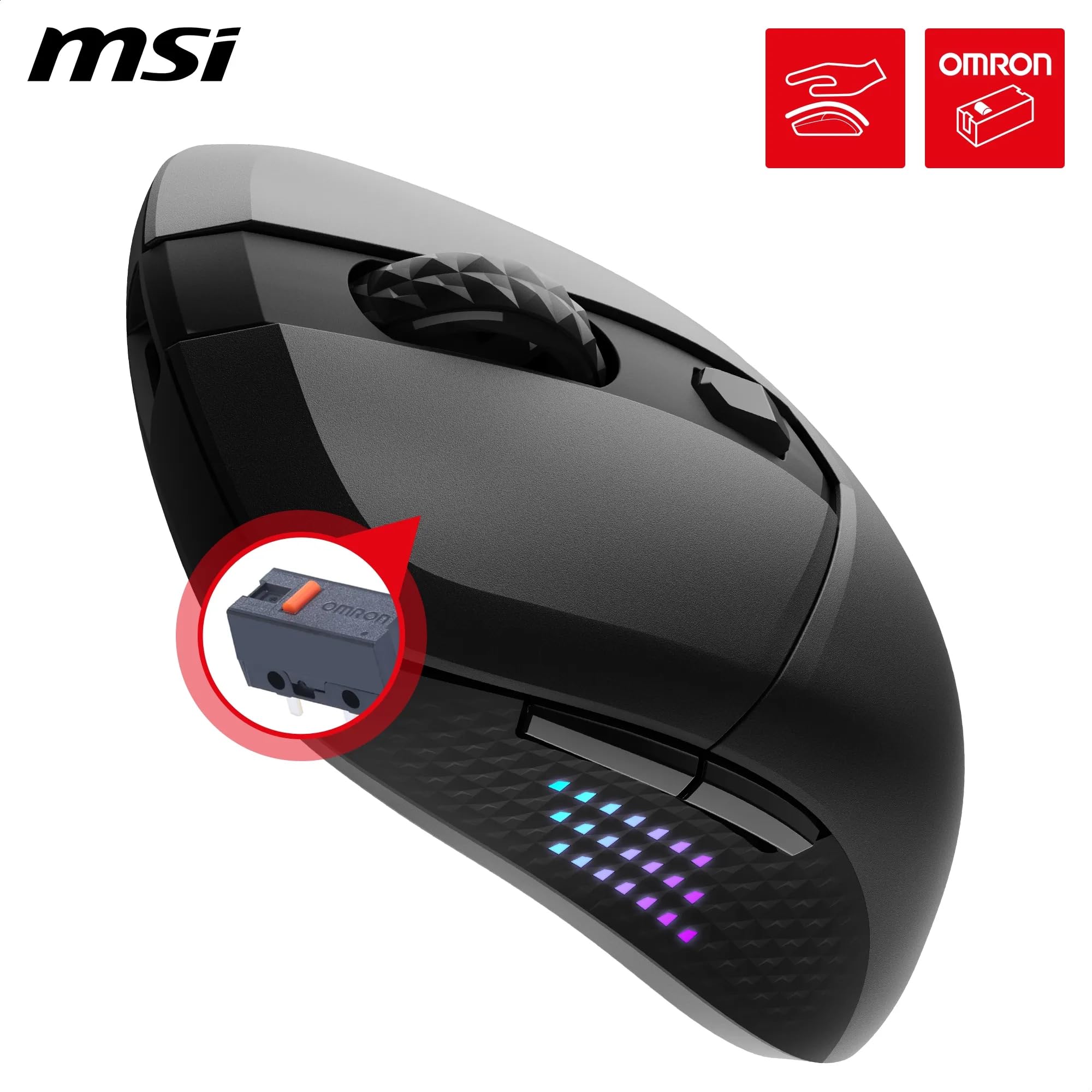Foto 3 pulgar | Ratón Para Juegos Msi Versa 300 Elite Wireless 26000 Dpi Rgb 65g - Venta Internacional.