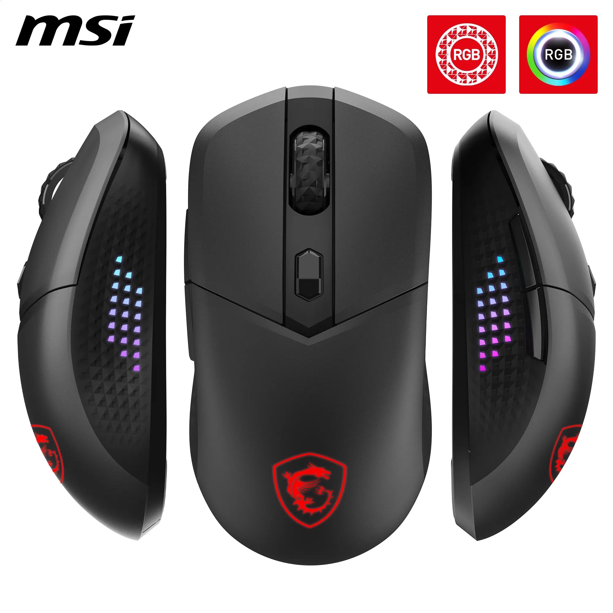 Foto 4 pulgar | Ratón Para Juegos Msi Versa 300 Elite Wireless 26000 Dpi Rgb 65g - Venta Internacional.