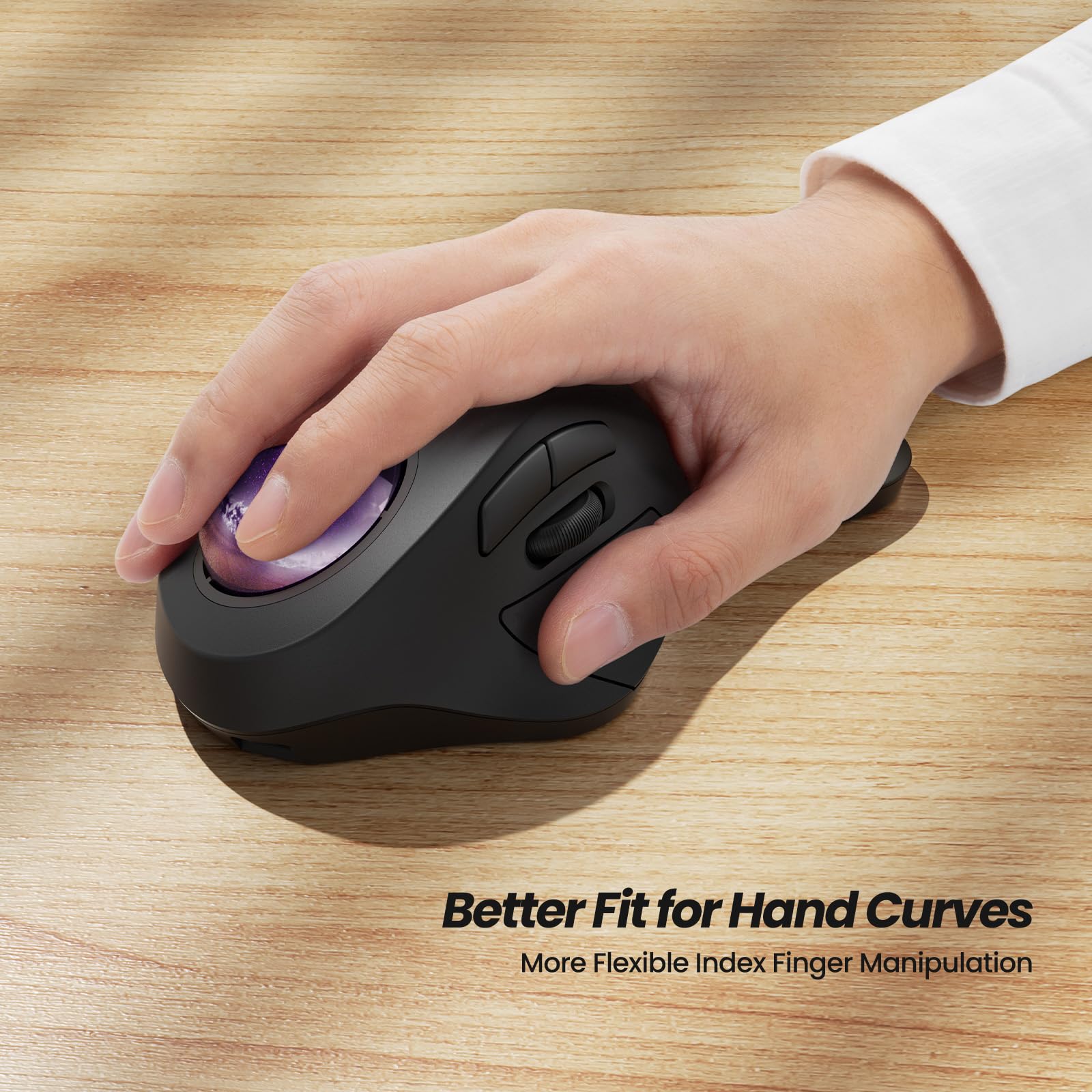 Foto 3 pulgar | Ratón De Trackball Ergonómico Inalámbrico Nulea M505 Recargable - Venta Internacional.