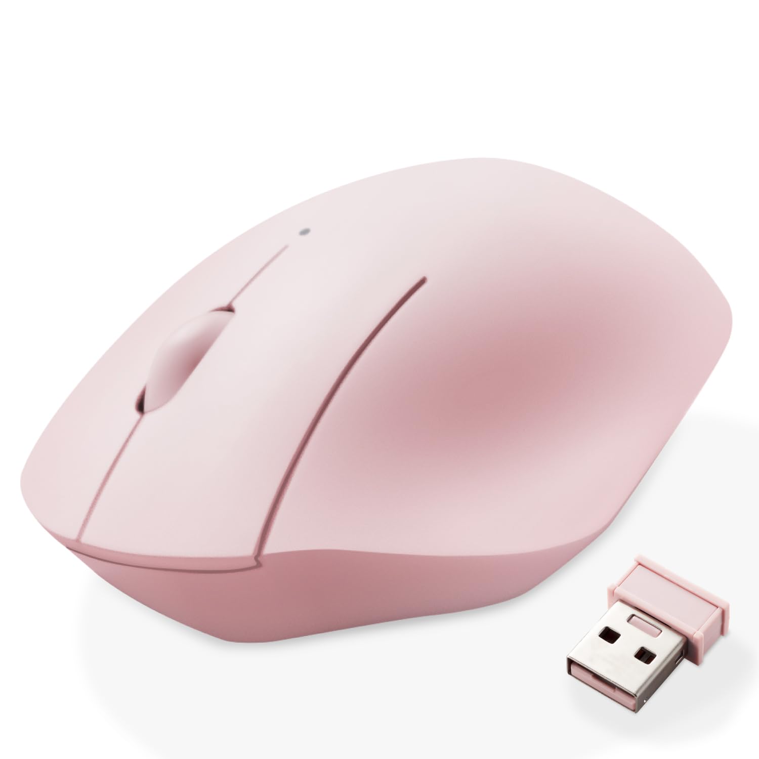 Ratón Inalámbrico Elecom Shellpa Ergonomic 2000dpi 20 Meses Rosa - Venta Internacional.