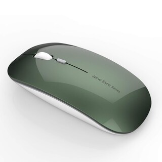Foto 1 | Ratón Inalámbrico Uciefy Q5 Slim Recargable De 2 4 G Verde Negruzco - Venta Internacional.