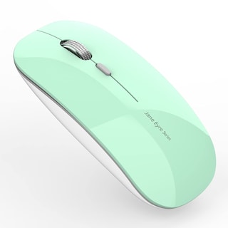Foto 1 | Ratón Inalámbrico Uciefy Q5 Slim Recargable De 2 4 G Color Verde Menta - Venta Internacional.