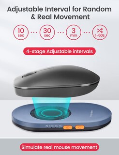 Foto 3 | Mouse Inalámbrico Vaydeer Mover Azul-Venta Internacional