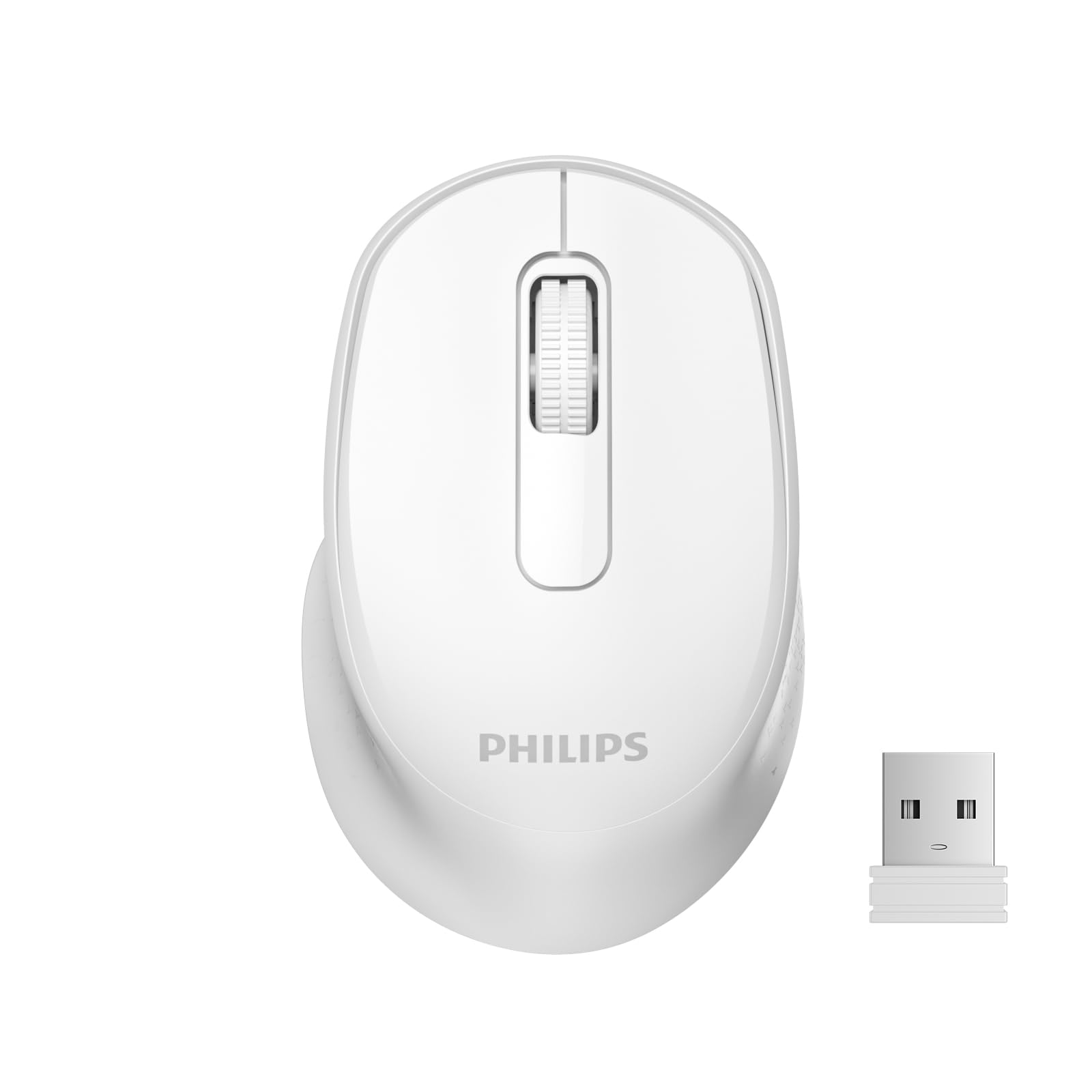 Ratón Inalámbrico Philips 7448 2 4g&bt5.2/3.0 1600 Dpi Blanco - Venta Internacional.