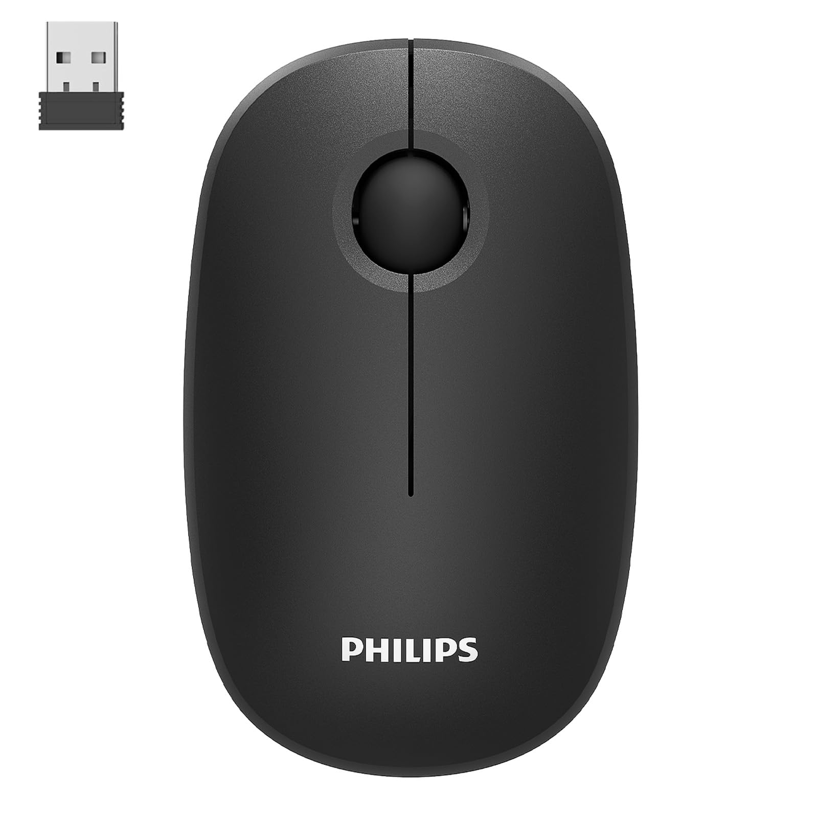 Ratón Inalámbrico Philips 2 4 Ghz 1600 Dpi 12 Meses De Duración De La Batería - Venta Internacional.