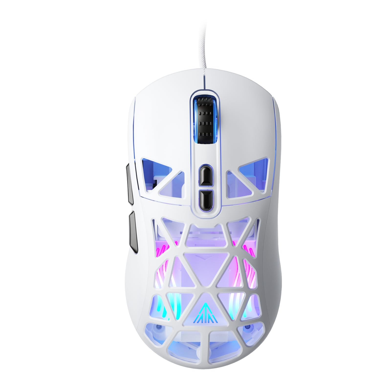 Foto 2 pulgar | Ratón Para Juegos Solakaka Sm901 13800dpi Rgb Programable Blanco - Venta Internacional.