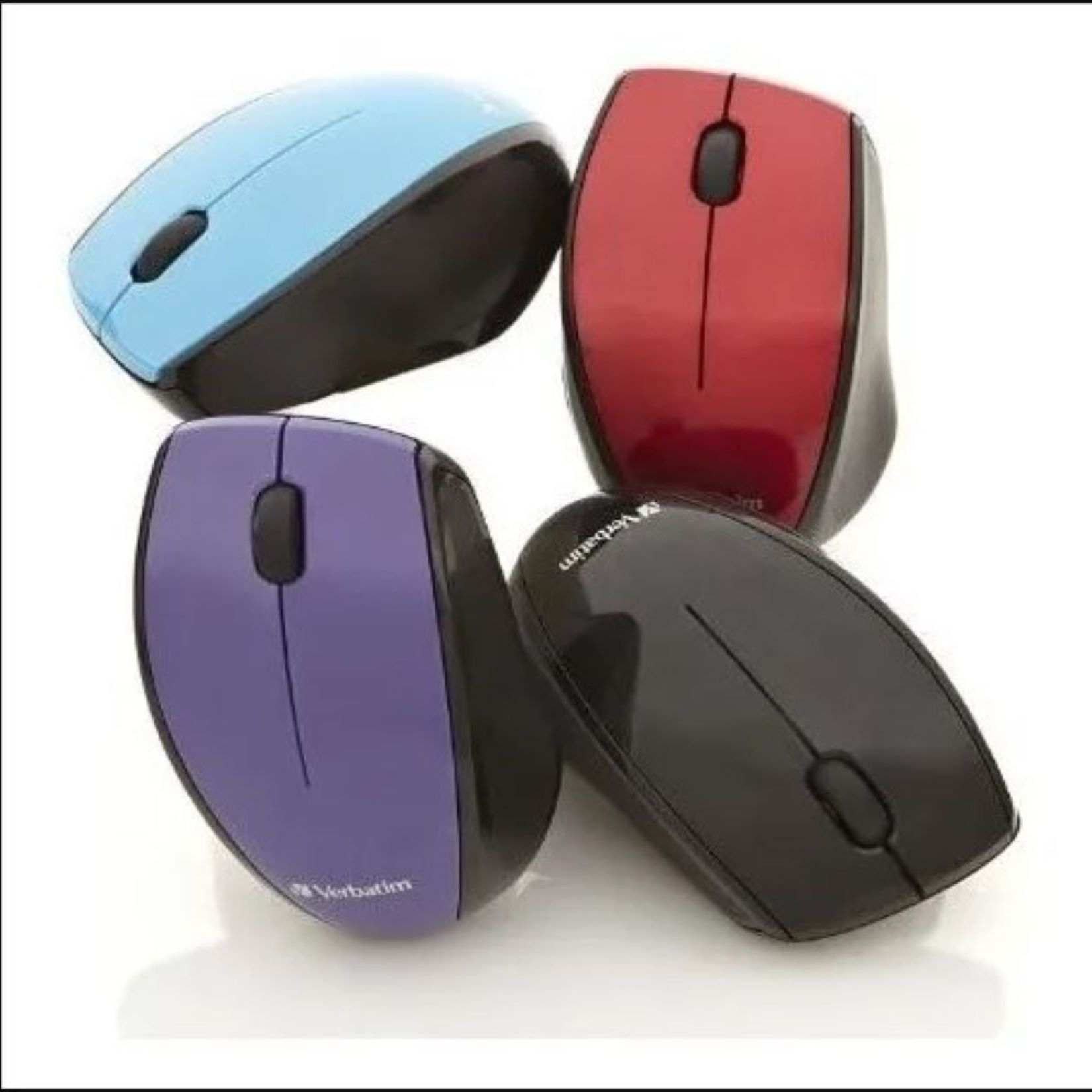 Foto 3 | Mouse Inalámbrico Verbatim Multi-trac con Luz Led color Negro