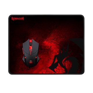 Foto 1 | Mouse y Mousepad Redragon M601wl-ba color Negro con Rojo