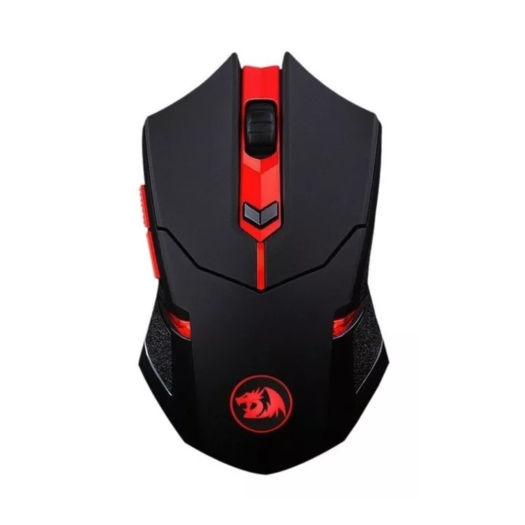 Foto 5 pulgar | Mouse y Mousepad Redragon M601wl-ba color Negro con Rojo