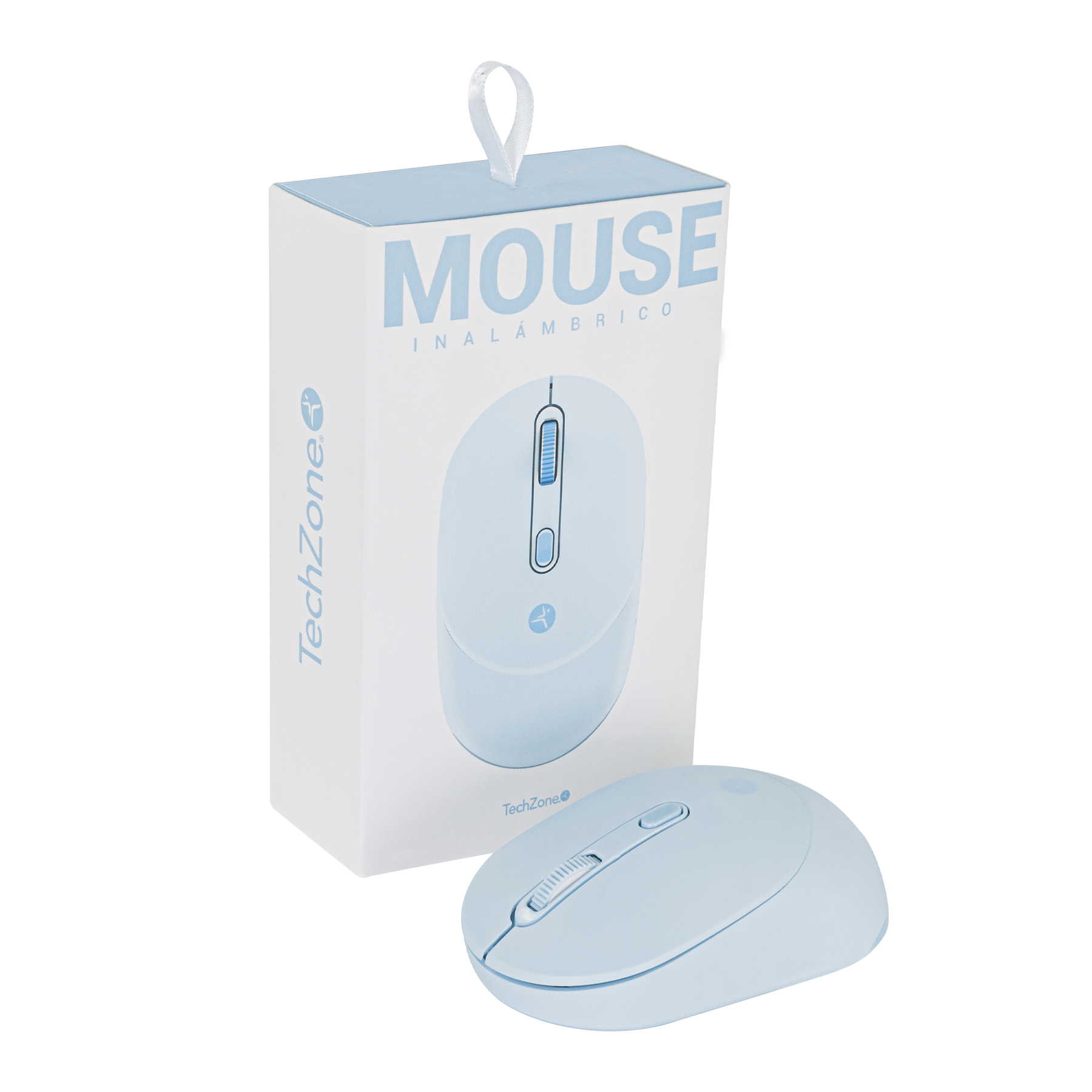 Foto 1 | Mouse Techzone Inalámbrico Clic Silencioso 1600 Dpi color Azul
