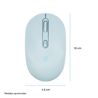 Foto 2 | Mouse Techzone Inalámbrico Clic Silencioso 1600 Dpi color Azul