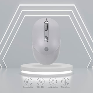 Foto 3 | Mouse Techzone Inalámbrico Click Silencioso 1600 Dpi color Gris