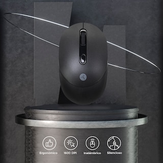 Foto 3 | Mouse Techzone Inalámbrico Clic Silencioso 1600 Dpi color Negro