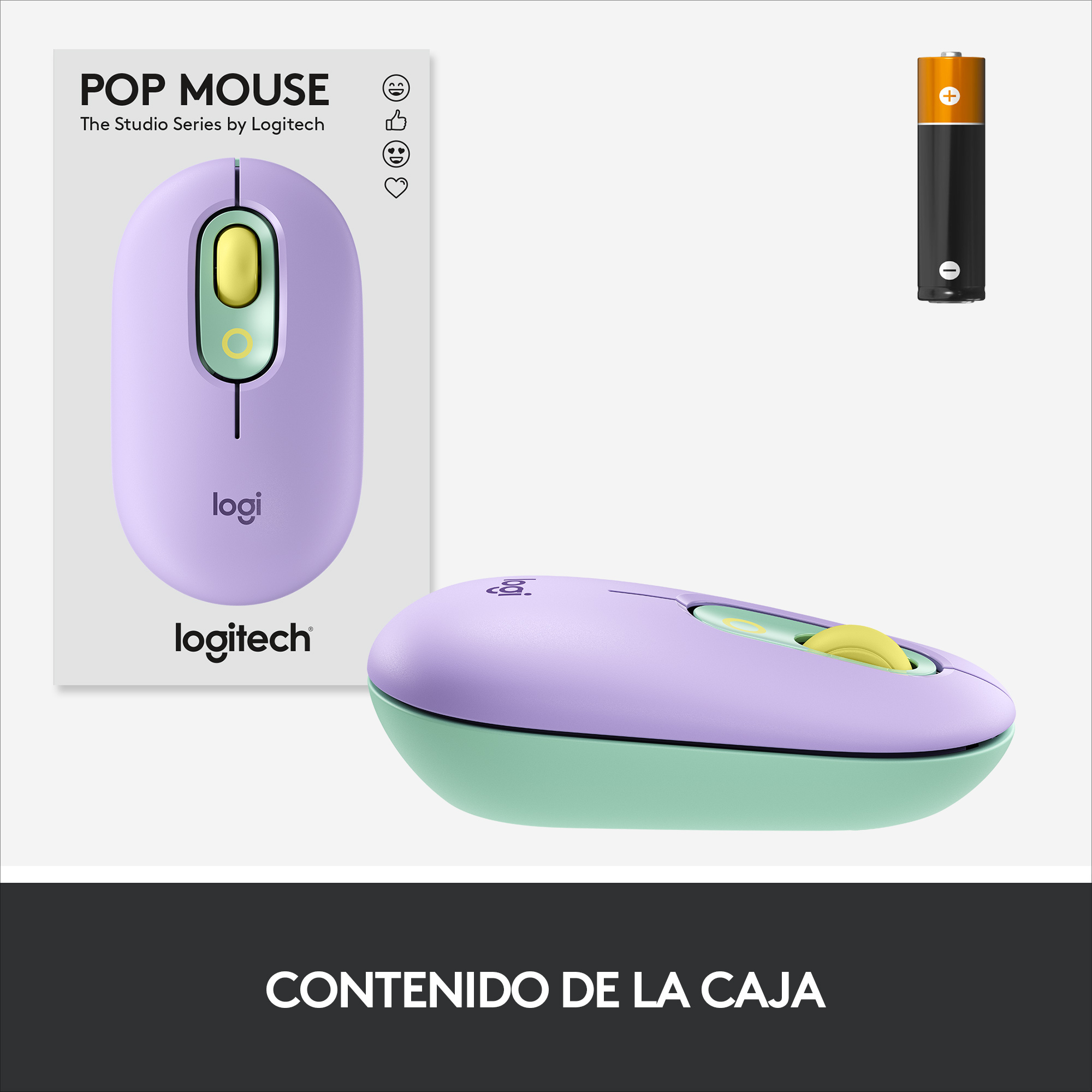 Foto 8 pulgar | Mouse Inalámbrico Logitech 910-006550 Pop Fresh Vibes color Púrpura