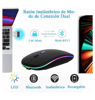 Foto 2 | Mouse Inalámbrico Recargable Eo Safe Imports Esi-esi-283 Color Negro