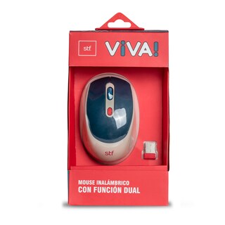 Foto 3 | Mouse Inalámbrico STF Viva Función Dual color Azul