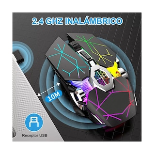 Foto 2 | Mouse Inalámbrico Recargable Eo Safe Imports ESI-5095 Multicolor