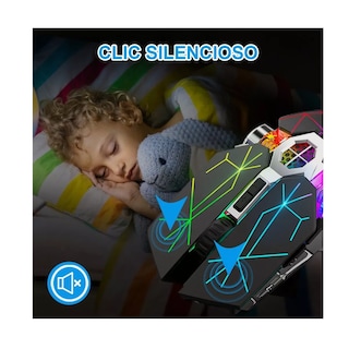 Foto 4 | Mouse Inalámbrico Recargable Eo Safe Imports ESI-5095 Multicolor