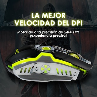 Foto 2 | Mouse Gamer Inalámbrico Starket Sk-052 Retroiluminado