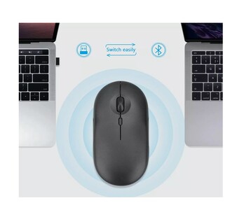 Foto 2 | Mouse Inalámbrico Recargable con Alfombrilla Belug color Negro