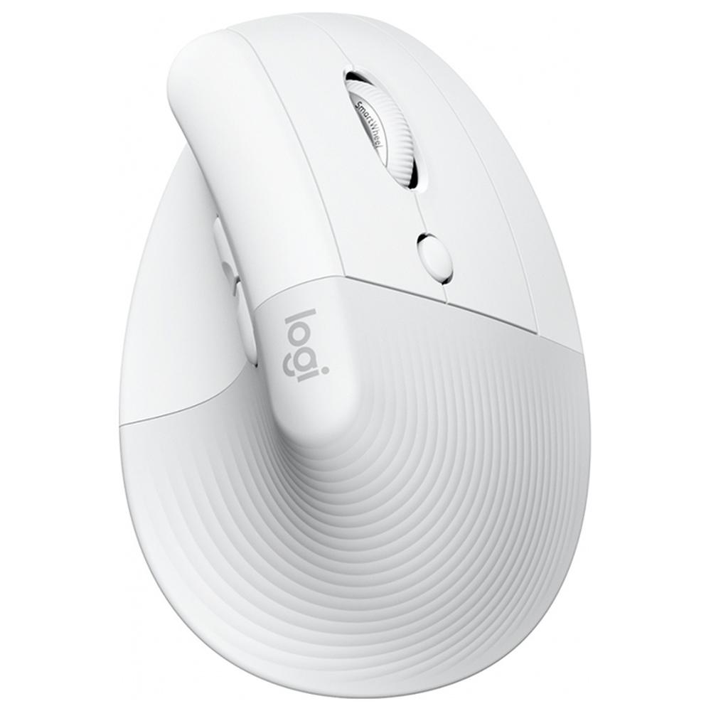 Mouse Inalámbrico Logitech 910-006469 color Blanco Mx Vertical Bluetooth Ergonómico 1000dpi