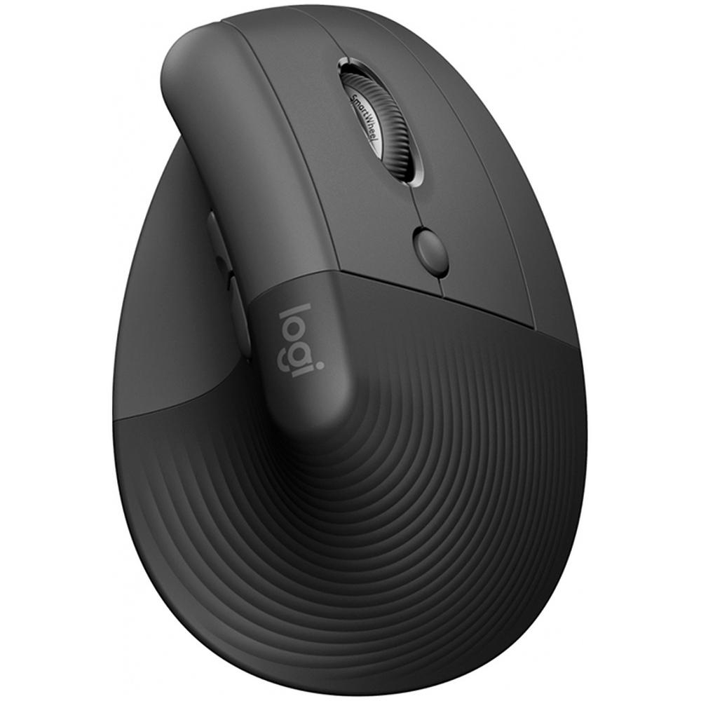 Mouse Inalámbrico Logitech 910-006466 color Negro Mx Vertical Bluetooth Ergonómico 1000dpi