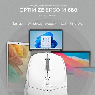 Foto 4 | Mouse Inalámbrico Acteck Mi680 color Blanco