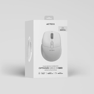 Foto 7 | Mouse Inalámbrico Acteck Mi680 color Blanco