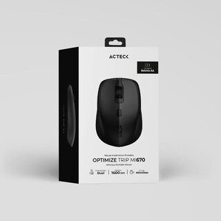 Foto 7 | Mouse Inalámbrico Acteck Mi670 color Negro