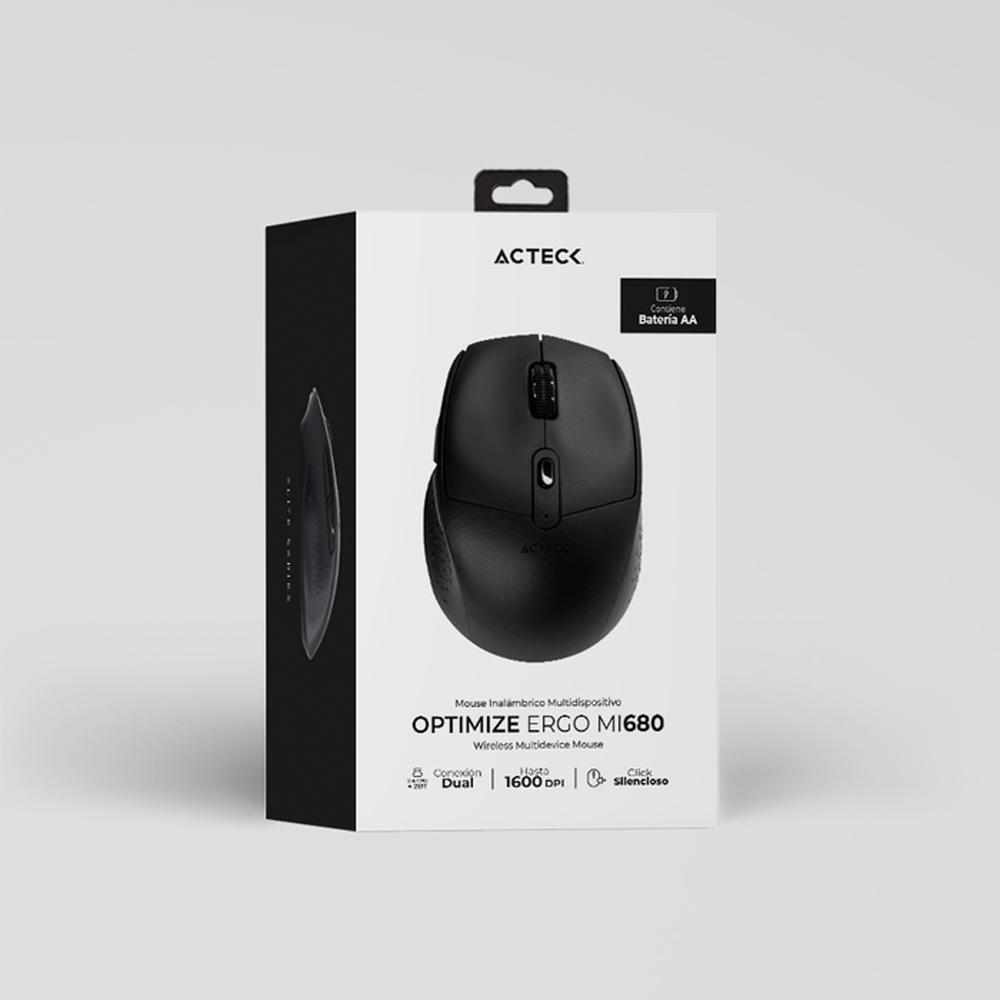Foto 7 | Mouse Inalámbrico Acteck Mi680 color Negro