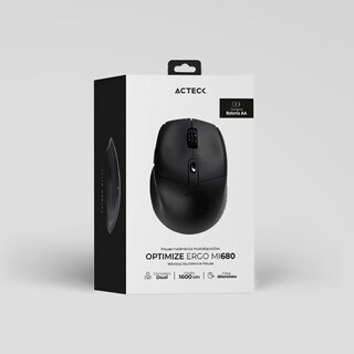 Foto 7 | Mouse Inalámbrico Acteck Mi680 color Negro