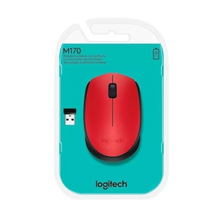 Foto 5 | Mouse Inalámbrico Logitech M170 Rojo